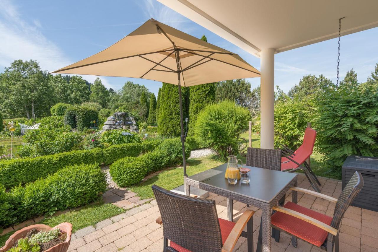 Ferienwohnung, 2 Schlafzimmern, Südbalkon, Saunanutzung Wertach Exterior foto